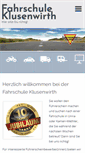 Mobile Screenshot of fahrschule-klusenwirth.de